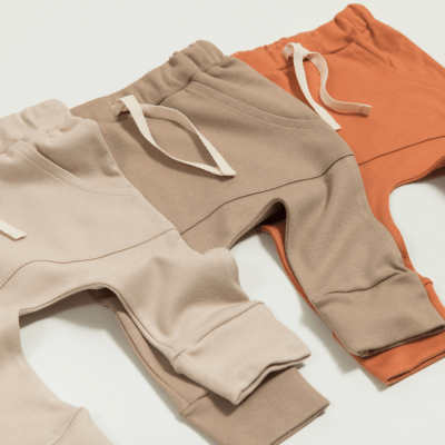 Calça Areia de suedine 