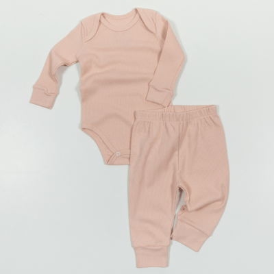 CONJUNTO BODY E CALÇA DE RIBANA ROSE