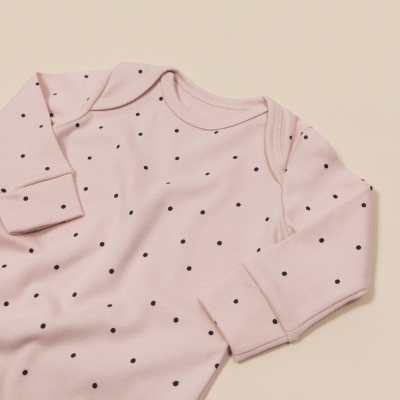 CONJUNTO BODY MANGA LONGA E CALÇA ROSA