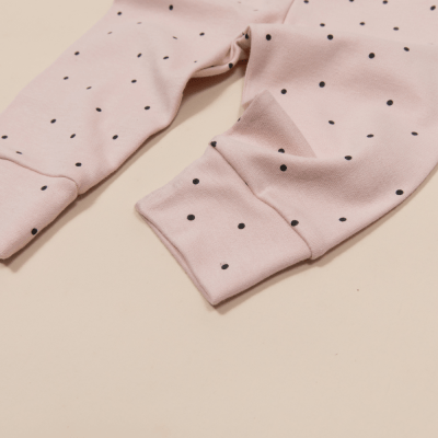 CONJUNTO BODY MANGA LONGA E CALÇA ROSA