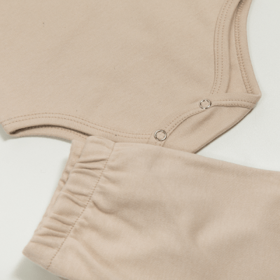 CONJUNTO BODY MANGA LONGA W CALÇA AVEIA LISO